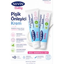 Nevin Kantaron Yağlı Pişik Önleyici Krem 2'li Set - Bebek ve Yetişkin Hassas Cilt Onarıcı Ekonomik Paket