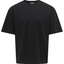 Only & Sons Onscaspıan Aırflex Boxy Ss Tee Noos Erkek Siyah T-Shirt - 22031940