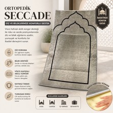 Fabrix Home Secdeyolu Ortopedik Seccade (Kadife Dua kitabı + Zikirmatik Hediyeli)