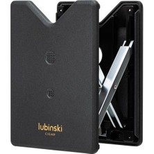 Lubinski New Design Katlanır Slim Delicili Puro Sehpası Siyah LB-906