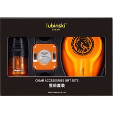 Lubinski Yeni Stil Eco Üçlü Puro Seti Turuncu LB-739