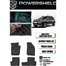 POWERSHIELD Dacia Duster 2009-2017 (4X2) Arası Uyumlu Araca Özel Premium 5D Havuzlu Oto Paspas Takımı