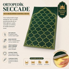 Fabrix Home Secdeyolu Ortopedik Seccade (Kadife Dua kitabı + Zikirmatik Hediyeli)