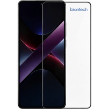 Bzontech Poco X7 Pro Uyumlu Anti Statik Ekran Koruyucu Toz Tutmayan Kırılmaz Cam