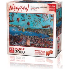  ks games migration routes-galata tower 3000 parça yetişkin puzzle