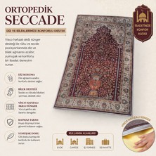 Fabrix Home Secdeyolu Ortopedik Seccade (Kadife Dua kitabı + Zikirmatik Hediyeli)