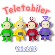 Va Hobi 3D 4'lü Teletabiler Seti - Dipsy,tinky Winky,laa Laa,po