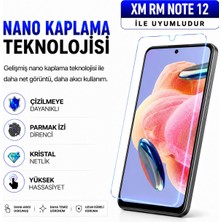 Powerfox Redmi Note 12 Uyumlu Cam Karışımlı Nano Cam Ekran Koruyucu | 9h+ Çizilme Direnci | Yüksek Dokunmatik Hassasiyet
