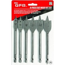 Gfb Yaprak Matkap Ucu Set-6 Parçalı
