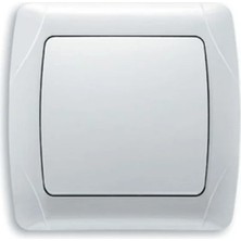 Aesco Beyaz Anahtar - 250 V, 16 A