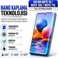 Powerfox Redmi Note 10/NOTE10S/NOTE11S Uyumlu Cam Karışımlı Nano Cam Ekran Koruyucu | 9h+ Çizilme Direnci | Yüksek Dokunmatik Hassasiyet