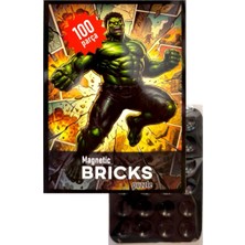 Funnigo Magnetic Brıcks Puzzle 100 Parça+Telefon Tutucu Set-17