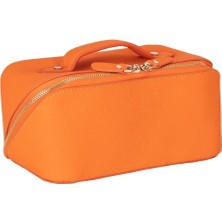 Sora Home Ella Kadın Seyahat Kozmetik Bakım Makyaj Çantası Organizer Orange