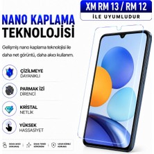 Powerfox Redmi 12/rm 13 Uyumlu Cam Karışımlı Nano Cam Ekran Koruyucu | 9h+ Çizilme Direnci | Yüksek Dokunmatik Hassasiyet
