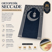 Fabrix Home Secdeyolu Ortopedik Seccade (Kadife Dua kitabı + Zikirmatik Hediyeli)