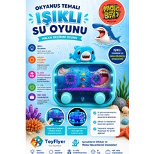 Bigstoy Su Oyunu (Water Game) Çocuklar Için – Eğlenceli Halka Geçirme Işıklı Shark 2586BC-K12AÇIKMAVISHARK