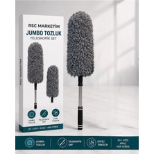 RSC Marketim Teleskopik Saplı Püskülü Mikrofiber  Toz Alma Fırçası Oto , Ofis , Ev , Raf
