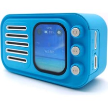 Tastech WS-501 Akıllı Hoparlör Dokunmatik Ekran App Destekli Şarjlı Kablosuz Bluetooth Bt Tf Fm Hoparlör