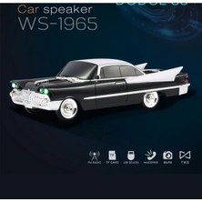 Tastech Araba Görünümlü Taşınabilir Kablosuz Radyolu Bluetooth Hoparlör Retro Fm-Sd Kart-Usb-Mp3 Speaker