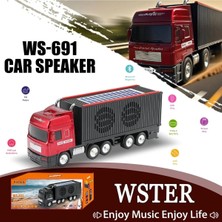 Tastech Dorse Tır Tasarımlı Bluetooth Speaker Sd Kart USB Fm Radyolu Şarjlı Taşınabilir Kablosuz Hoparlör