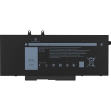 Afila Dell Latitude 5501, 5401, 5511, 5411 Notebook Bataryası, Laptop Pili - 4 Cell - 7.6V
