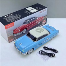Tastech Nostaljik Araba Şeklinde Bluetooth Hoparlör Sd Kart USB Fm Radyolu Şarjlı Taşınabilir Speaker