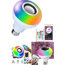 Tastech WN-1156 Rgb LED Lamba Duya Takılan Bluetooth Hoparlör Uzaktan Kumandalı 3W Speaker 5W LED Aydınlatma