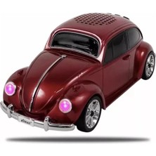 Tastech Nostaljik Araba Şeklinde Bluetooth Speaker Sd Kart USB Fm Radyolu Şarjlı Kablosuz Hoparlör