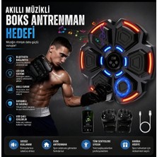 Tastech Bluetooth Hoparlör Özellikli Duvar Boks Makinesi 9 Mod Seviye ve Ritim Ayarlı Müzikli LED Işıklı Box Makinesi