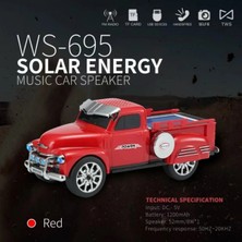 Tastech Pikap Şeklinde Bluetooth Speaker Sd Kart USB Fm Radyolu Şarjlı Taşınabilir Kablosuz Hoparlör