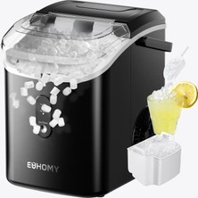 Euhomy Nugget (Granül) Taşınabilir Buz Makinesi, Otomatik Temizleme, Hızlı Buz Yapma, IM002