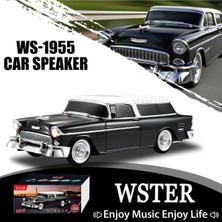 Tastech Nostaljik Araba Şeklinde Bluetooth Hoparlör Sd Kart USB Fm Radyolu Şarjlı Taşınabilir Speaker