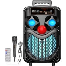 Tastech 20W Bluetooth Hoparlör Kablolu Mikrofonlu Tws Özellikli Uzaktan Kumandalı Şarjlı Speaker