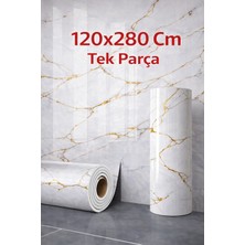 Ukab Dekor 120X280 cm 1 Adet Lüks Dekoratif Kendinden Yapışkanlı Esnek Köpük-Pvc Tv Ünitesi Paneli Banyo Salon