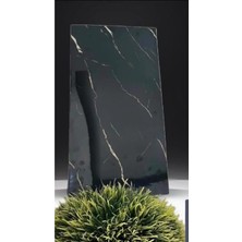 Ukab Dekor 30X60 cm Siyah Gold Mermer Desenli Kendinden Yapışkanlı Seramik Köpük  Pvc Duvar Paneli