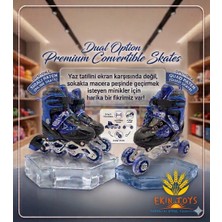 Ekin Toys Işıklı Ayarlanabilir (Alıştırma ve Sıralı) Paten L Beden (38-41NUMARA)