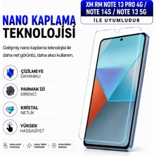 Powerfox Redmi Note 13 Pro 4g/note 14S/NOTE 13 5g Uyumlu Cam Karışımlı Nano Cam Ekran Koruyucu | 9h+ Çizilme Direnci | Yüksek Dokunmatik Hassasiyet