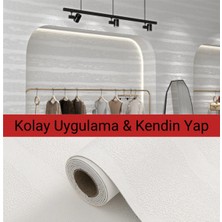 Ukab Dekor Tek Parça Çizilmez Yüzey Kendinden Yapışkanlı Esnek Köpük Pvc Panel 60X280 cm (1,68 M²) C2001