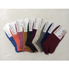 Pera Socks Terletmeyen Nefes Alabilir 10 Adet Kadın Patik Çorabı DM31