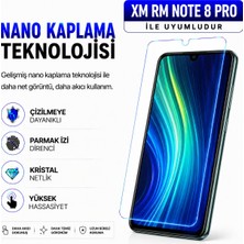 Powerfox Redmi Note 8 Pro Uyumlu Cam Karışımlı Nano Cam Ekran Koruyucu | 9h+ Çizilme Direnci | Yüksek Dokunmatik Hassasiyet