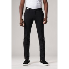 Ecer Slimfit Beli Yarım Lastikli Esnek Kumaş Rayon Yazlık Pantolon