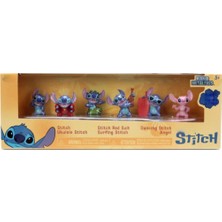 NW NessiWorld Stitch Nano 6'lı Diorama Figür Paketi