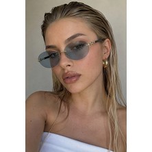 Premini Premium Unisex Mavi UV400 Güneş Gözlüğü, Şık ve Koruyucu Tasarım
