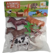 Duman Oyuncak Animal World Poşetli Mini Çiftlik Hayvanları Figür Seti - Eğitici Eğlenceli Hayvanlar