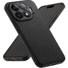 M.TK Moveteck Xiaomi Mi 17T Pro Kılıf Kamera Çıkıntılı Deri Görünümlü Dikiş Desenli Uzun Ömürlü Koruyucu Kapak