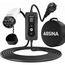 Gümrük Bey Absina Mobile Wallbox 3.7 Tip 2 ve Ccs, 230V Cee Elektrikli Araç Şarj Istasyonu