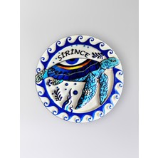 Mundy Şirince Polyester Kabartmalı Kaplumbağalı Magnet 7 cm Dekoratif Hediyelik Buzdolabı Süsü (KOD:1328)