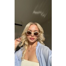 Premini Kahverengi Cam Krem Renk Vintage Güneş Gözlüğü, Stil ve Koruma