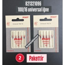 Pfaff Universal 100/16 821321096  2 pakettir 5 l paket 10  tane iğne