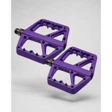 Heugers 874 Rulmanlı Çivili Platform Bisiklet Pedalı - Mor | 9/16\"